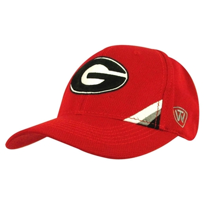 Georgia Bulldogs Wedge Red One-Fit Hat