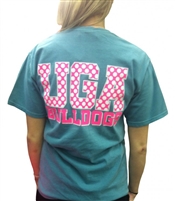Georgia Bulldogs Comfort Colors Polka Dot T-Shirt