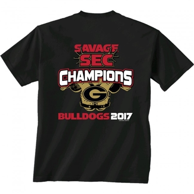 Georgia Bulldogs Savage SEC Champions T-Shirt