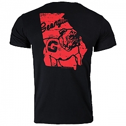 Georgia Dog Retro T-Shirt