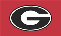 Georgia Bulldogs Silk Screened Flag