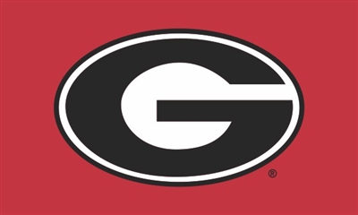 Georgia Bulldogs Silk Screened Flag