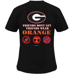Georgia Friends Don't Let Friends Wear Orange T-Shirt