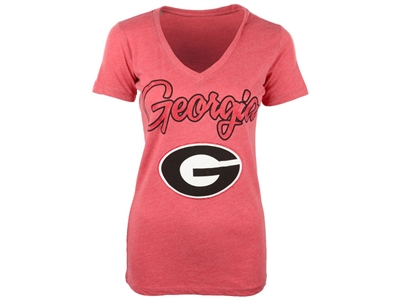 Georgia Bulldogs Women's Hugo V-neck Tee