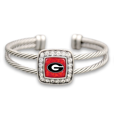 Georgia Bulldogs Cuff Bracelet
