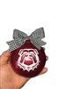 UGA Bulldogs Go Dawgs Georgia Glitter Ornament
