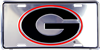 Georgia Bulldogs Anodized License Plate