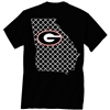Georgia Black Quatrefoil T-Shirt