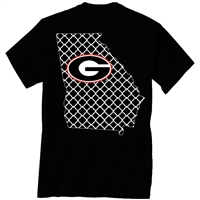 Georgia Black Quatrefoil T-Shirt
