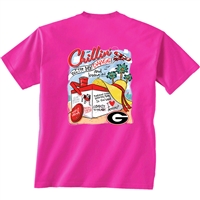 UGA Pink Chillin with My Dawgs T-Shirt